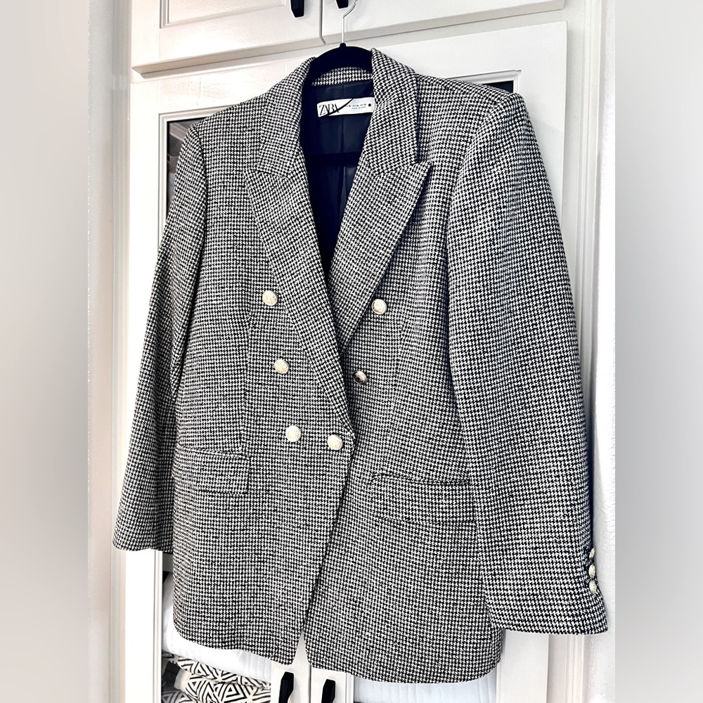 Zara Double Breasted Blazer